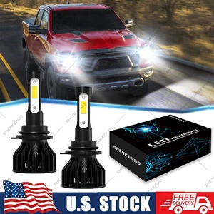 9005 LED Headlight Bulb Conversion Kit 6000K White High Beam For Ram 1500 - Imagen 1 de 12