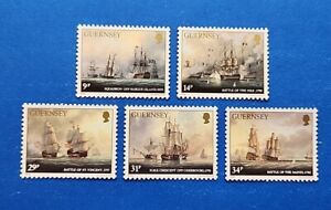Guernsey Stamps, Scott 325-329 Complete Set MNH