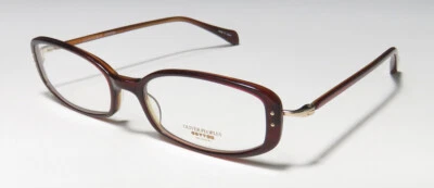 OLIVER PEOPLE CHRISETTE BORGOÑA/ORO FAMOSO DISEÑADOR ELEGANTES GAFAS CON CLASE Foto 1 de 4
