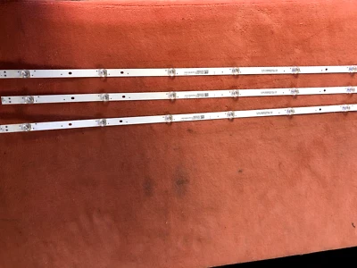 Tiras LED de luz trasera Vizio V755-G4, cantidad 3, vendedor de EE. UU., envío gratuito Foto 1 de 4