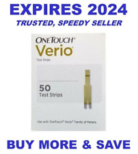 One Touch VERIO Teststreifen 50 Stück EXP 2024-FEBRUAR Diabetikerglukose OneTouch