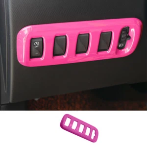 For Benz Smart Fortwo 2015-2020 Pink Purple Headlight Switch Control Frame Trim - Bild 1 von 6