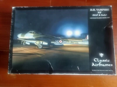 Classic Airframes DH Vampire NF10  1/48 AMI Aviazione Italiana Sealed Sigillato - Immagine 1 di 3