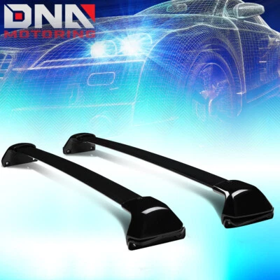 PARA 12-16 HONDA CRV RACK DE TETO DE ALUMÍNIO PRETO/TRILHO SUPERIOR BARRA TRANSVERSAL TRANSPORTADORA DE CARGA - Imagem 1 de 4