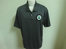 S-2XL Gray Celtics Nike Dri-Fit Men's #30L Polo Shirt