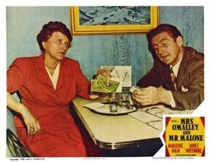 Mrs Omalley And Mr Malone Us Lobby Card Marjorie Main James OLD MOVIE PHOTO