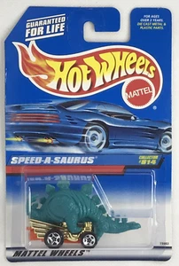 1998 Hot Wheels Main line Speed-A-Saurus 5SP Wheels #814 19983 - Picture 1 of 2