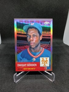 2022 Topps Chrome Platinum Dwight Gooden Rose Gold Refractor /75