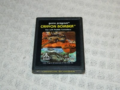 Canyon Bomber (Atari 2600, 1987) * Authentic * *TESTED WORKS* - Image 1 of 3