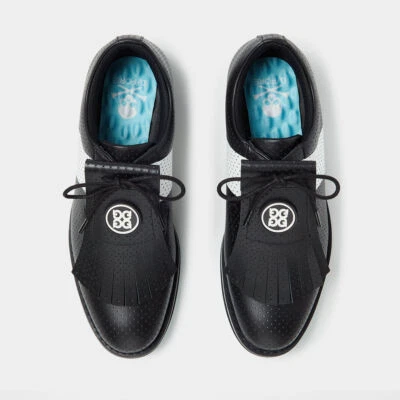 Novo sapato de golfe G/FORE GFORE GALLIVANTER COURO PERFURADO KILTIE GLF000027-ONX - Imagem 1 de 4