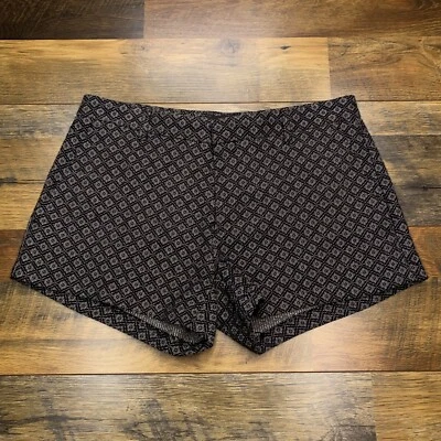 Pantalón corto chino Banana Republic para mujer 4 negro Argyle Foto 1 de 4