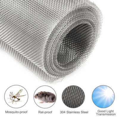 Quality Stainless Steel Mesh Screen Mesh Net Bug Mosquito Fly Bee Insect Netting - Image 1 of 4