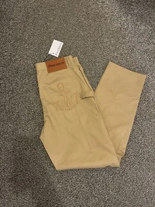 JW ANDERSON 5 POCKET WORKWEAR CHINOS Beige Large L W34 L33 50 Trousers - Picture 1 of 14