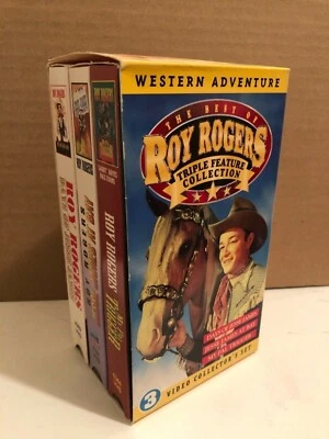 The Best Of Roy Rogers: Triple Feature Collection VHS  - Image 1 of 3
