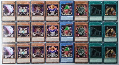 Mantrawichtel Ritual 24 Karten Set Schreibfeder Manju Kelch Yugioh deutsch Rare - Bild 1 von 4