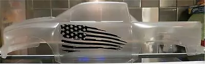 Vinyl paint masking stencil for Pro-Line Ram 1500 RC Body (Distressed Flag Set) - Image 1 of 4