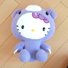 RARE Gloomy Bear & Kitty Collaboration Plush Hokkaido Only from JAPAN