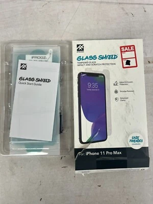 iFrogz Glass Shield Screen Protector Temp Glass For Apple iPhone 11 Pro Max AM27 - Image 1 of 3