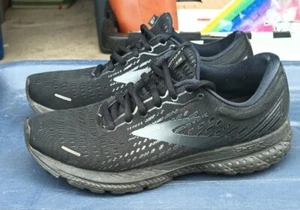 Brooks Ghost 13 1203381B072 Running Shoes Triple Black Women’s 8 B - Picture 1 of 10