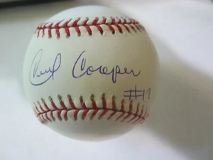Cecil Cooper Autograph Signed Baseball Boston Red Sox Milwaukee Brewers - Picture 1 of 1