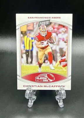 2023 Panini NFL Player of the Day #14 Christian McCaffrey 49ers - Image 1 of 2