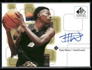 Peyton Watson 2023 Upper Deck Goodwin Champions Signature Edition #99SP-PW - Picture 1 of 2