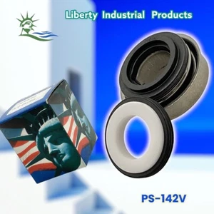 PS-142V Seal PS-142 Pump Seal, 1/2" Shaft, 1-1/8" Seal OD, 1" Seat OD BY LIBERTY - Picture 1 of 8