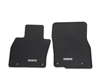 NEW OEM Mazda 2024 CX-90 Front All-Weather Floor Mats KEME-V0-350 - Image 1 of 3