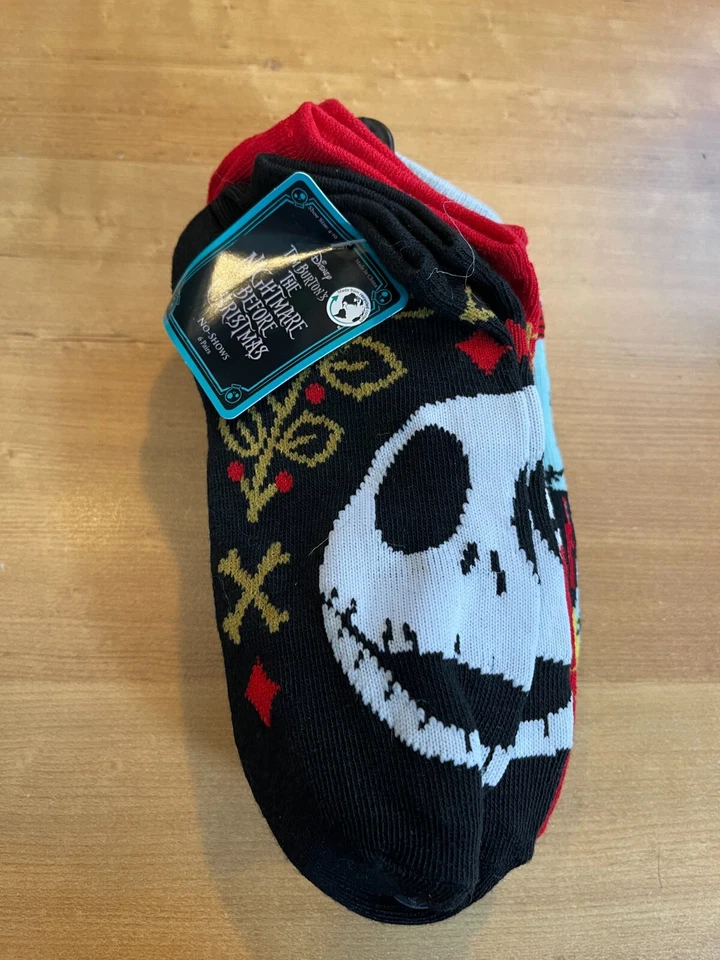 Disney Mickey Mouse No Show Women's Socks 6 Pair Shoe Size 4-10