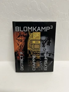 BLOMKAMP 3 Chappie / District 9 / Elysium 3 Blu-ray Disc Set w/ Book - Imagen 1 de 8
