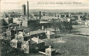 GEDRUCKTE POSTKARTE DER COUNTY ASYL, WINWICK, (BEI WARRINGTON), LANCASHIRE - Bild 1 von 2