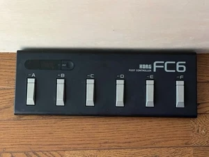 Korg FC6 Foot Controller Black FC-6 Used Tested free shipping - Picture 1 of 2