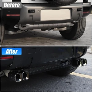 Exhause Pipe Set Compatible with 2020-2025 Land Rover Defender 90 110 130 S - Bild 1 von 10