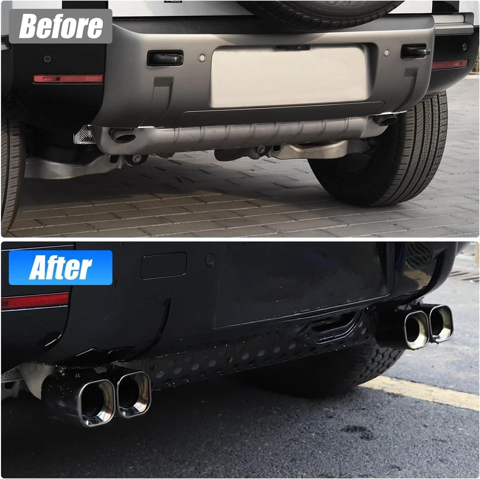 Juego de tubos Exhause compatible con Land Rover Defender 90 110 130 S 2020-2025 Foto 1 de 4
