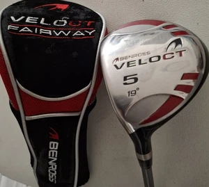Used Mens Benross VeloCT 5 Fairway Wood 19* Left Handed Reg FLEX Graphite & Hood - Picture 1 of 14