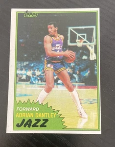 1981-82 Topps - Adrian Dantley #40 Jazz Salón de la fama - Imagen 1 de 2