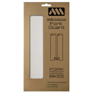 All Mountain Style Honeycomb Fork Guard, Clear/Silver - Picture 1 of 2