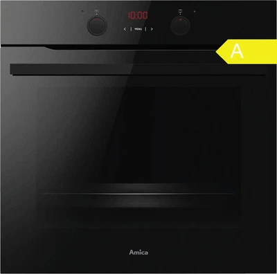 AMICA EBX 944 200 S Einbaubackofen 77L A Schwarz Umluft Steam Clean