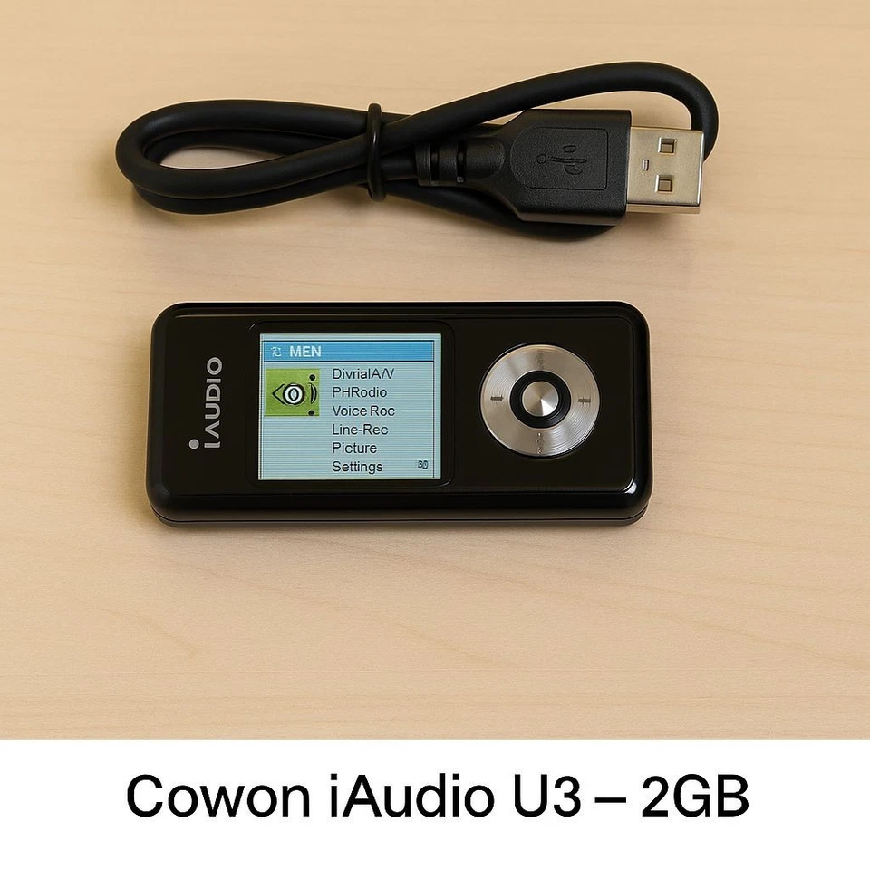 Reproductor de audio y video digital Cowon iAudio U3 2 GB - Totalmente probado Foto 1 de 4