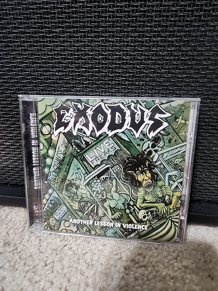 Exodus Another Lesson In Violence Live Cd 1997 1st Press VG++ Century Media - Image 1 of 4