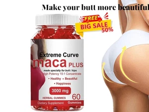 60gummies 3000mg Curve Maca Plus Made Specialty For Butt Hips BBL Gummies NX - Picture 1 of 13