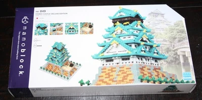 NANOBLOCK NB-049 OSAKA CASTLE DELUXE EDITION Set 2430 Pieces NEW In Box - Image 1 of 2