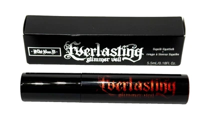 KAT VON D Everlasting Glimmer Veil LÁPIZ LABIAL LÍQUIDO Rocker .18 OZ FullSz NUEVO con CAJA Foto 1 de 4