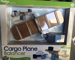 NEW P'kolino Wooden Cargo Plane Balancer Puzzle Preschool Learning Toy Ages 3-6 - Picture 1 of 9