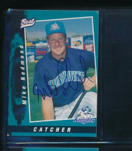 1997 Best #25 Mike Redmond Charlotte Knights Signed Autograph (DO54) SWSW6