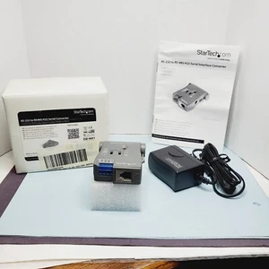 Convertidor de interfaz serie Star Tech RS-232 a RS-485/422 con adaptador de corriente - Imagen 1 de 11
