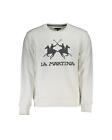 La Martina Brushed Cotton Crew Neck Sweater  -  Sweaters  - White