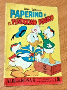 ALBI DELLA ROSE # 549-DUCK AND THE MAGIC PENDULUM-1964-GREAT WITH BADGE - Picture 1 of 2