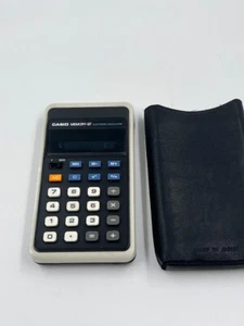 Casio vintage Calculator Memory 8F green led - Imagen 1 de 6