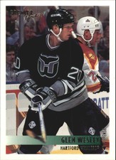 1994-95 OPC Premier Whalers Hockey Card #357 Glen Wesley